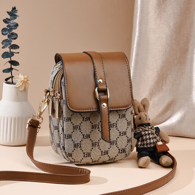 bolsa transversal feminino bolsa feminina Bolsa para celular feminina mensageiro 2024 novo estilo bolsa pequena na moda
