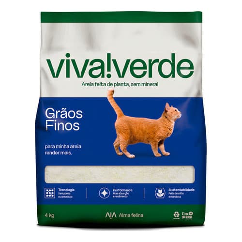 VIVA VERDE GRAOS FINOS 4KG