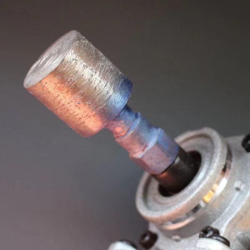 Cabeça de moagem para moedor de ângulo, haste redonda, tipo diamante, cabeça de moagem, pedra esmeril, mármore, moagem,