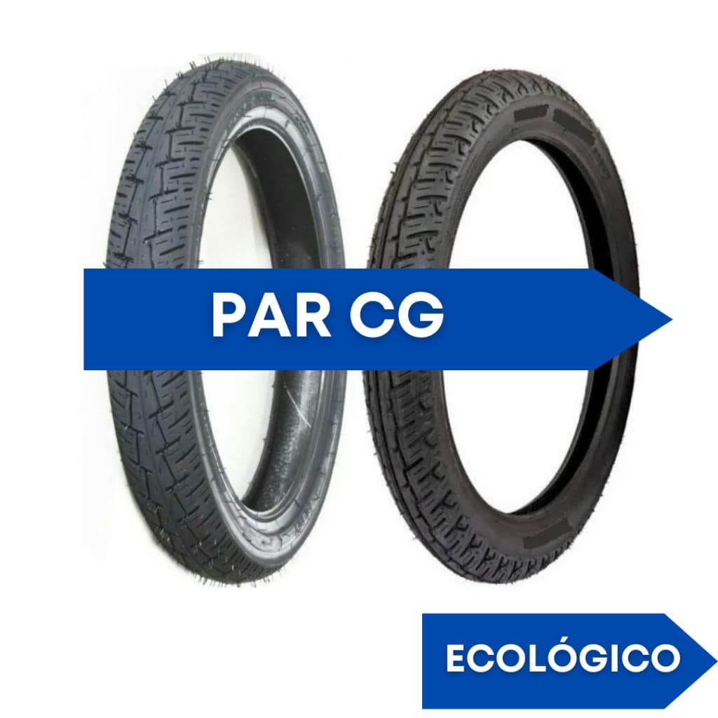 PAR PNEU CG 125 TITAN 150 FAN 160  SEM CAMARAYBR HONDA YAMAHA 90/90-18 E 2.75-18