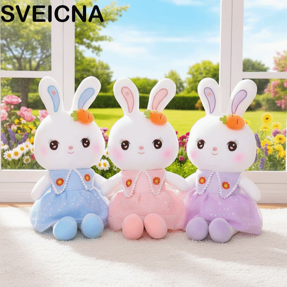 SVEICNA Bicho De Pelúcia , Brinquedo De Coelho De Material Macio Preenchido Com Algodão PP , Boneca Em Forma De Cenoura