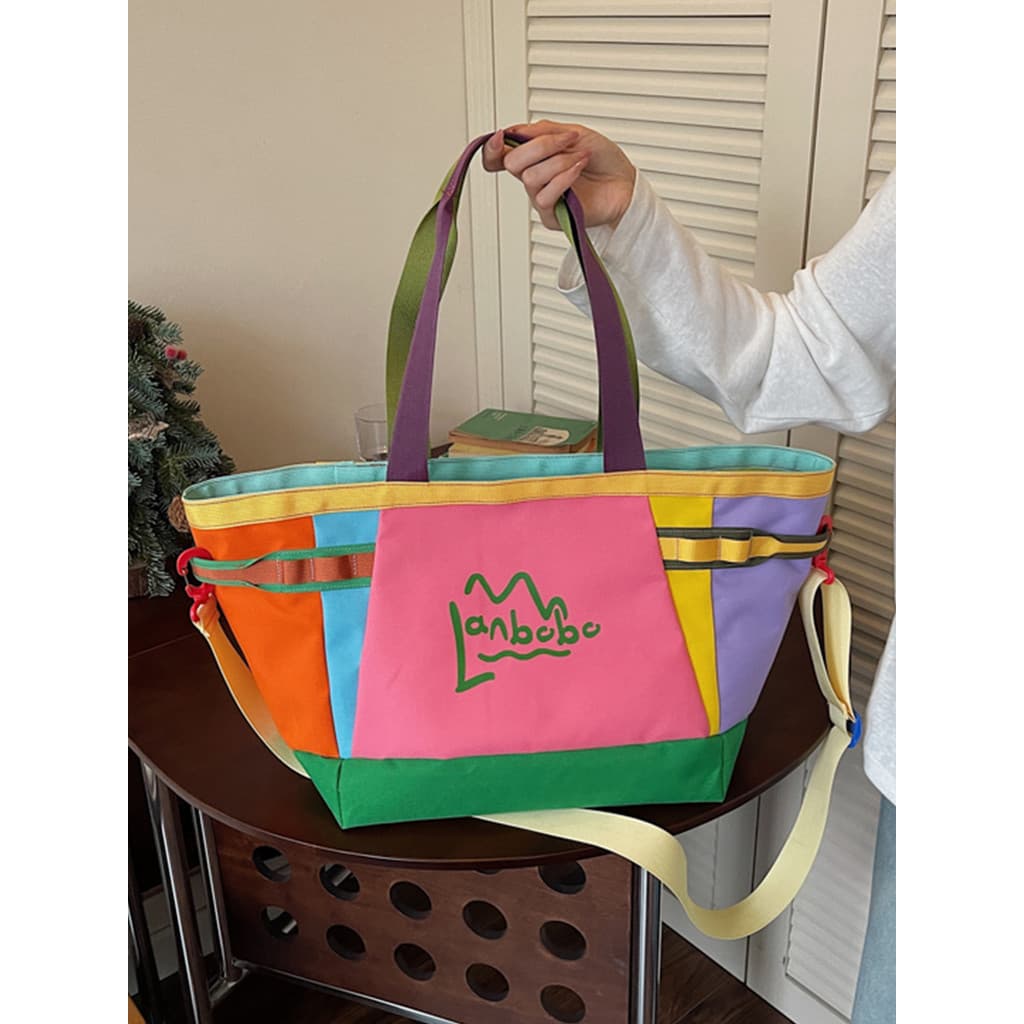 Bolsa de viagem de curta distância Bolsa de viagem leve Bolsa de múmia de alto valor Estilo coreano Bolsa Tote de um omb