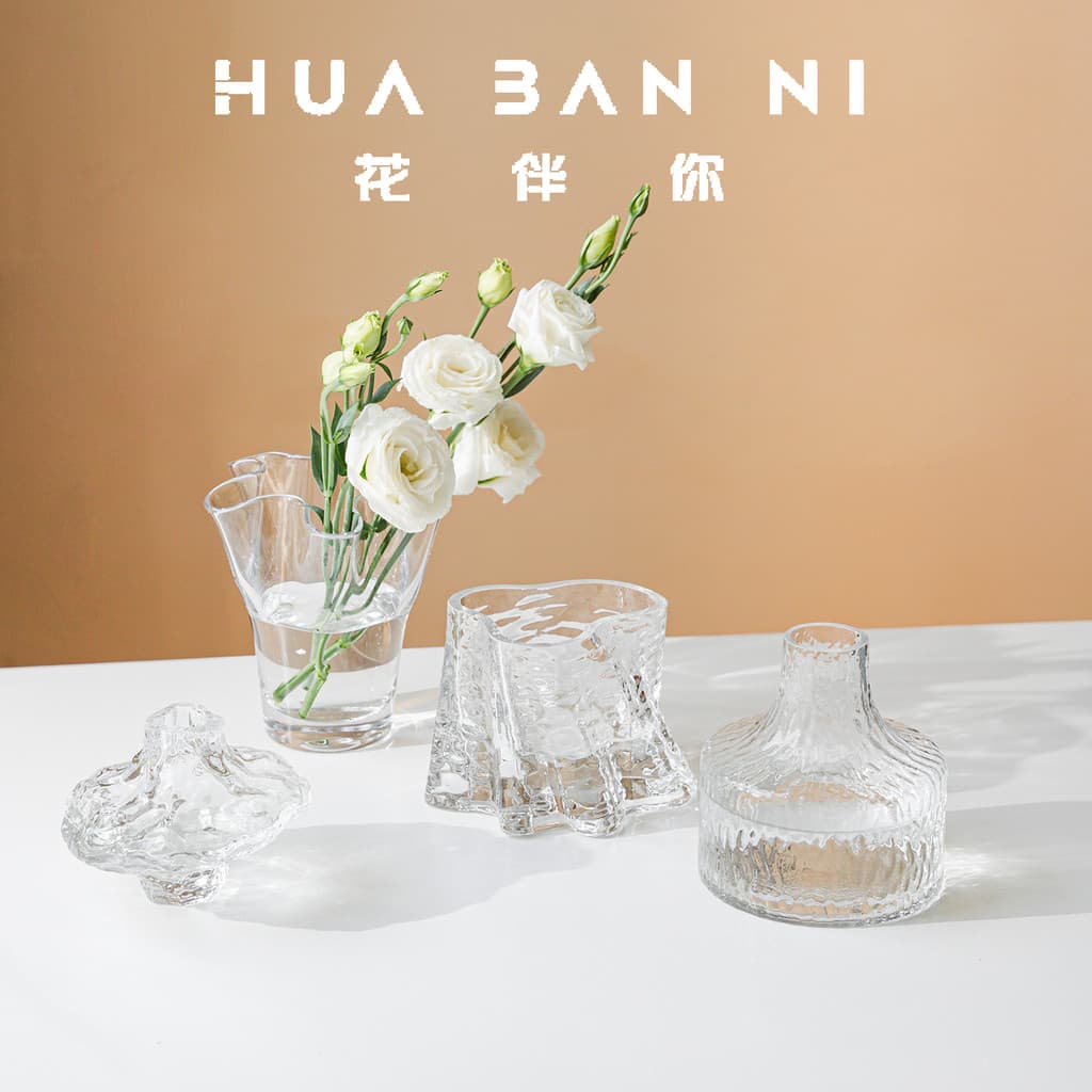 Mini vaso pequeno simples transparente hidropônico flor aromaterapia variedade requintado palco de vidro High-End arranj
