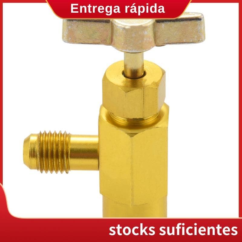 Adaptador De Rosca 1/4 Sae M14 R-134A Refrigerante De Ar Condicionado Automotivo Pode Dispensar Válvula Abridora De Torn