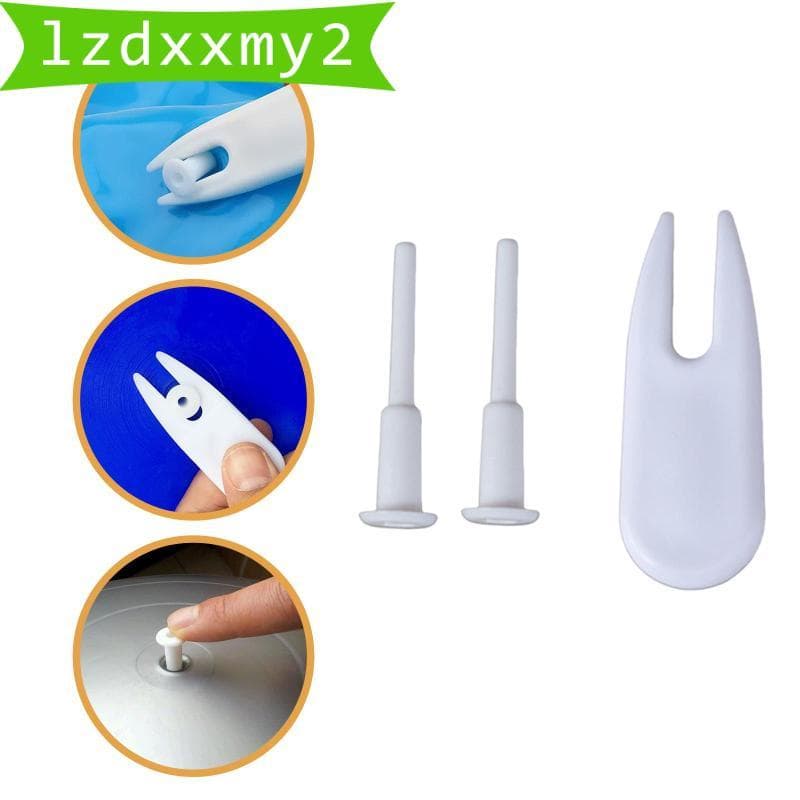 [Lzdxxmy2] Mini Yoga Ball Plug Pin Kit De Remoção De Rolha De Ar Conjunto De Acessórios De Bola De Exercício De Plástico