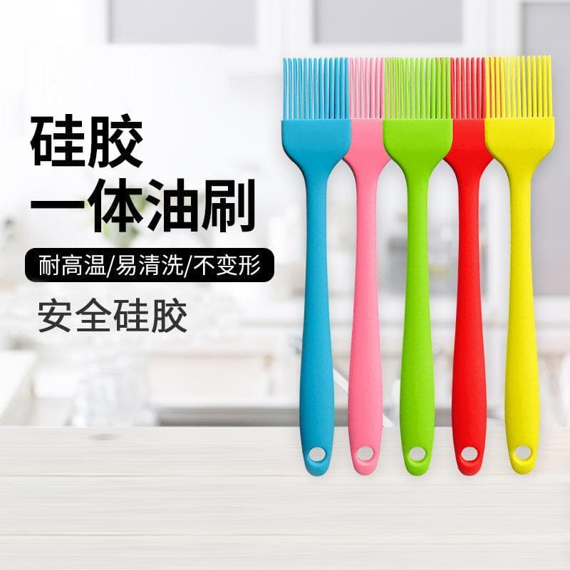 Escova de óleo integrada de Silicone ao ar livre resistente a altas temperaturas escova de churrasco bolo doméstico esco