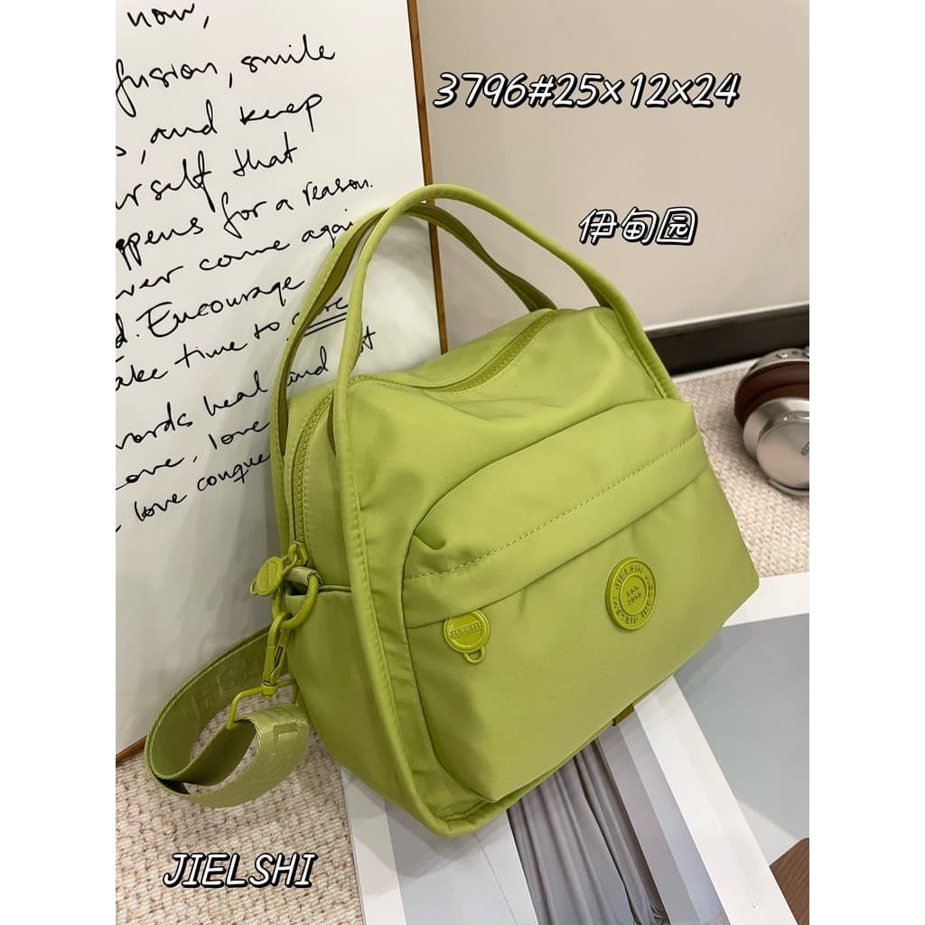 Novo saco de pano de náilon feminino grande capacidade Commuter sacola leve portátil bolsa de ombro estudante classe Mes