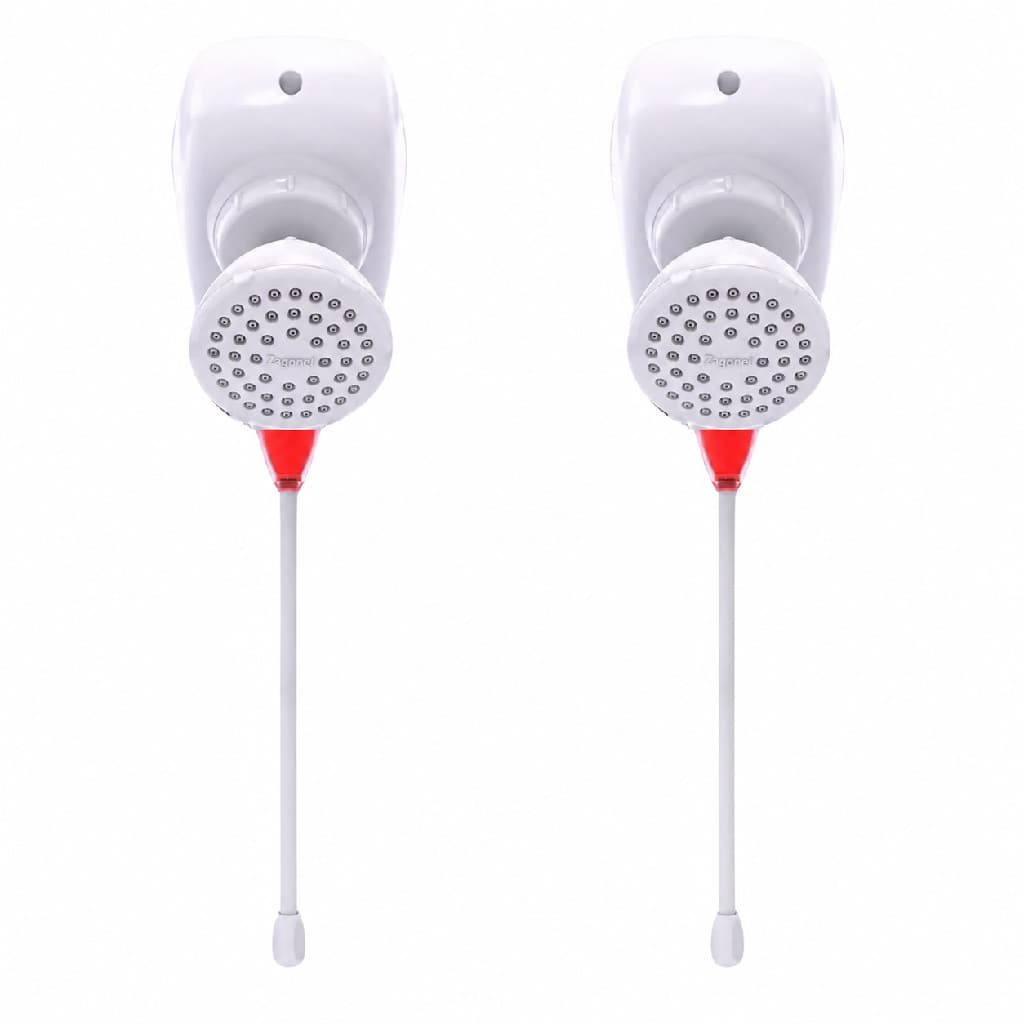 Kit 2 Chuveiros Elétricos De Parede Zagonel Move Branco