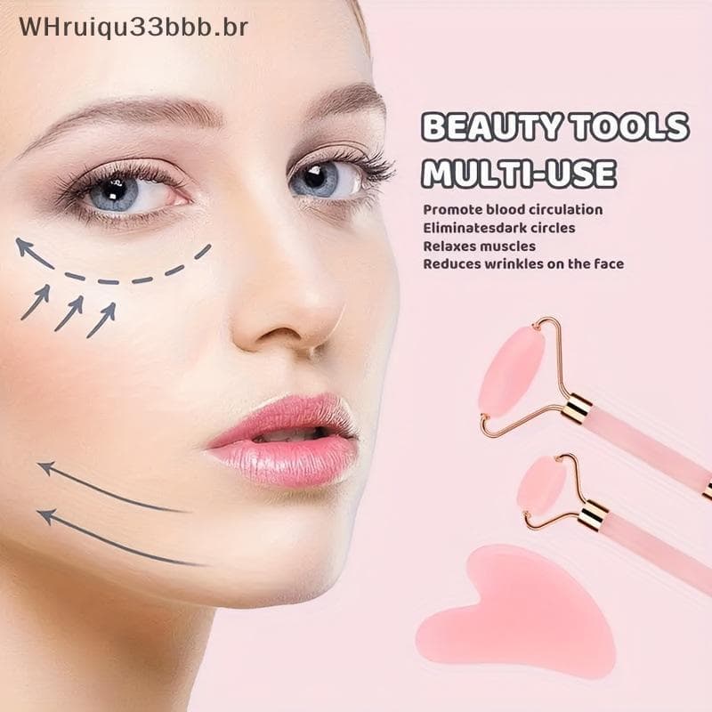 Whiruibb Spa Bandana Conjunto Para Mulheres Rosto Lavagem Toalha De Maquiagem Com Placa Guasha E Pulso Sweatband Uso Diá