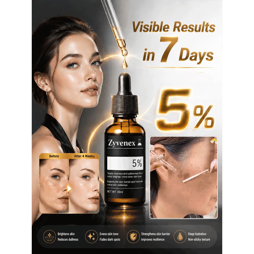 【Brilho Instantâneo】[Rápida Luminosidade][Cuidado Diário] Sérum Facial/Niacinamida/Hidratação e Clareamento