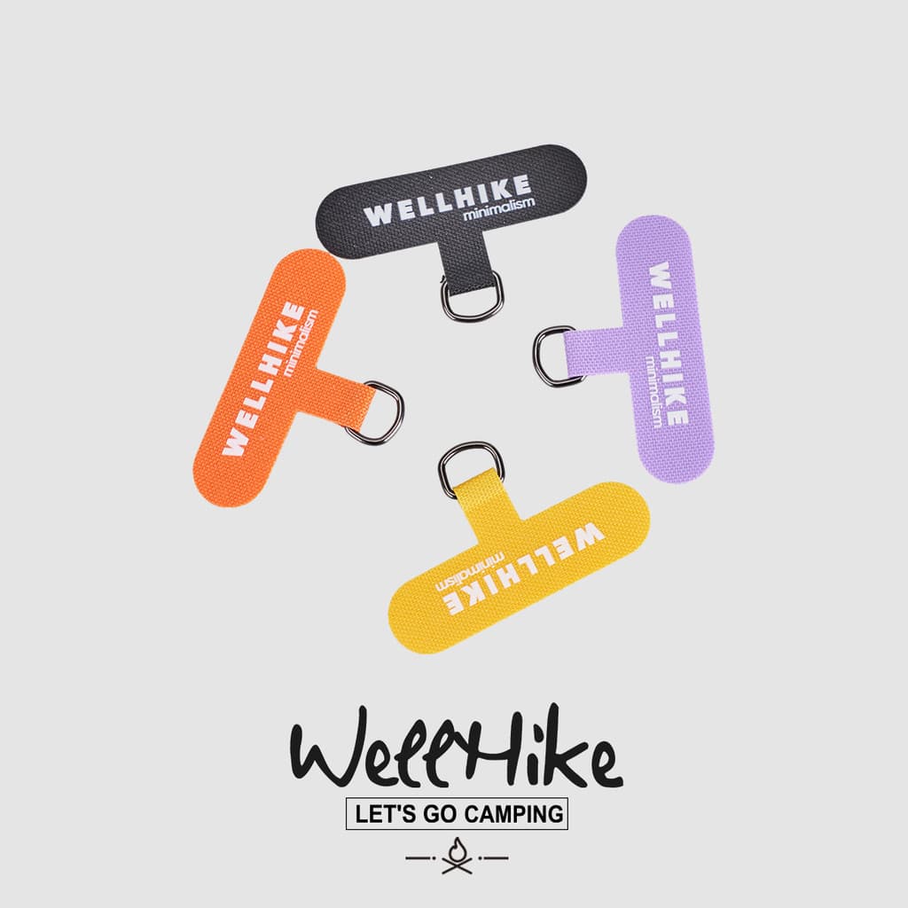 WELLHIKE clipe de capa de telefone ao ar livre Universal Anti-perdido forte durável ornamentos destacáveis cordão remend