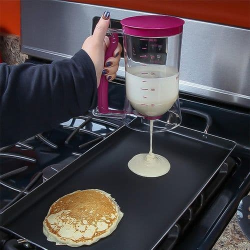 Copo Dispenser Massa Preciso Facil Uso Higienico Aplicador Cupcakes Panquecas