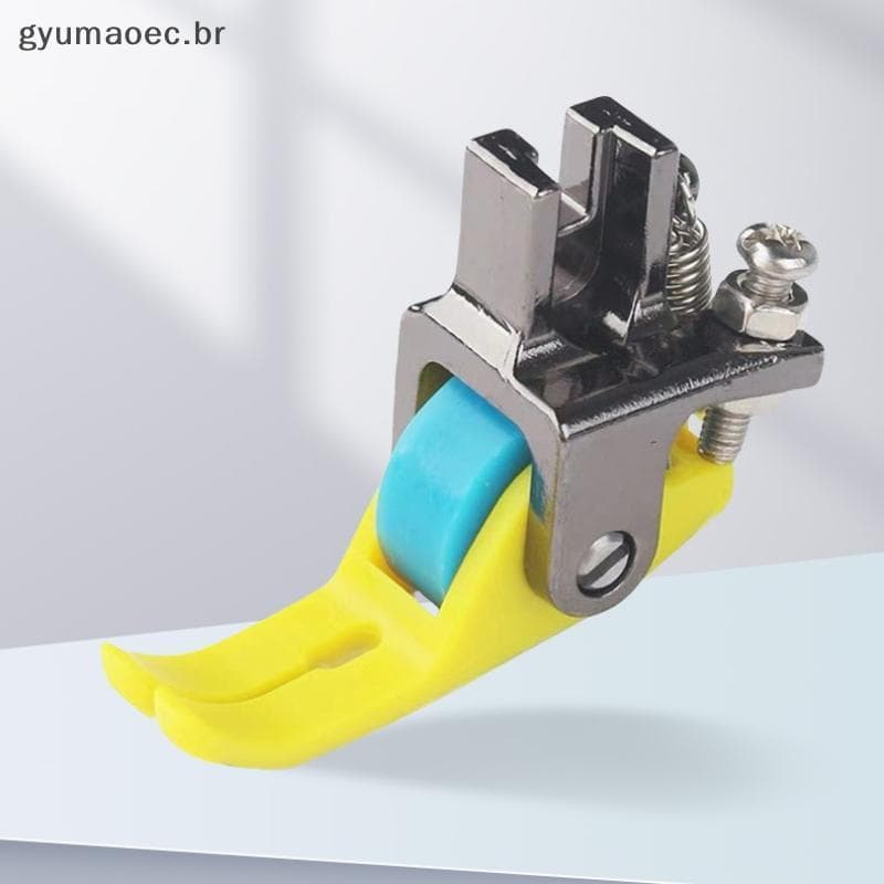 [GYU] Calcador De Rolo Universal Para Máquina De Costura Resistente Com 2 Rodas Carro Plano Industrial , Sem , Fino E Co