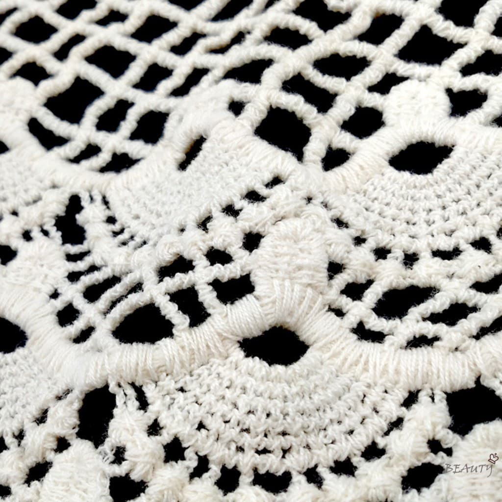 Xale Destacável Com Gola Babados-Acabamento De Meia Camisa Fecho De Botão Para Decoração