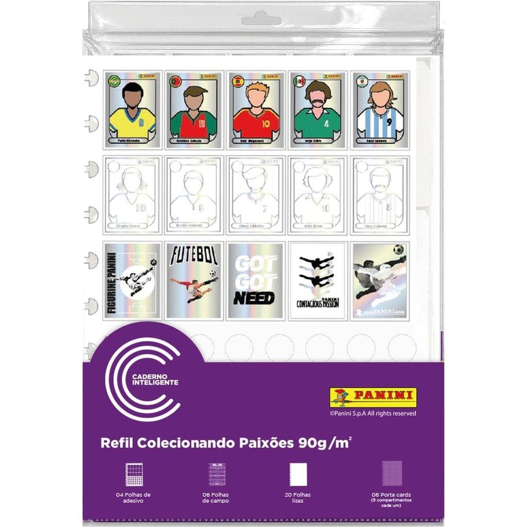 Copa do Mundo Refil Caderno Inteligente By Panini - Caderno Inteligente