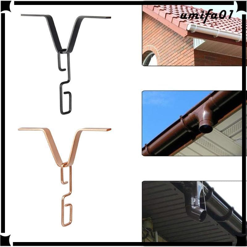 [Umifa] Clipe Adaptador De Calha De Corrente De Chuva , Gancho Em Forma De V , Acessório De Sistema De Suspensão , Robus