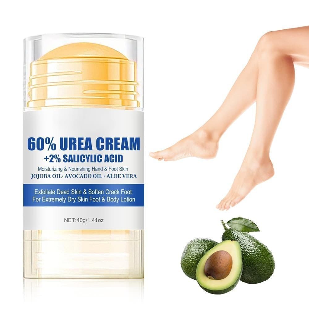 Creme Hidratante para Pés com 60% de Ureia Anti-Rachaduras, Novo Creme Hidratante para Mãos e Pés com Ureia 2025 L30J