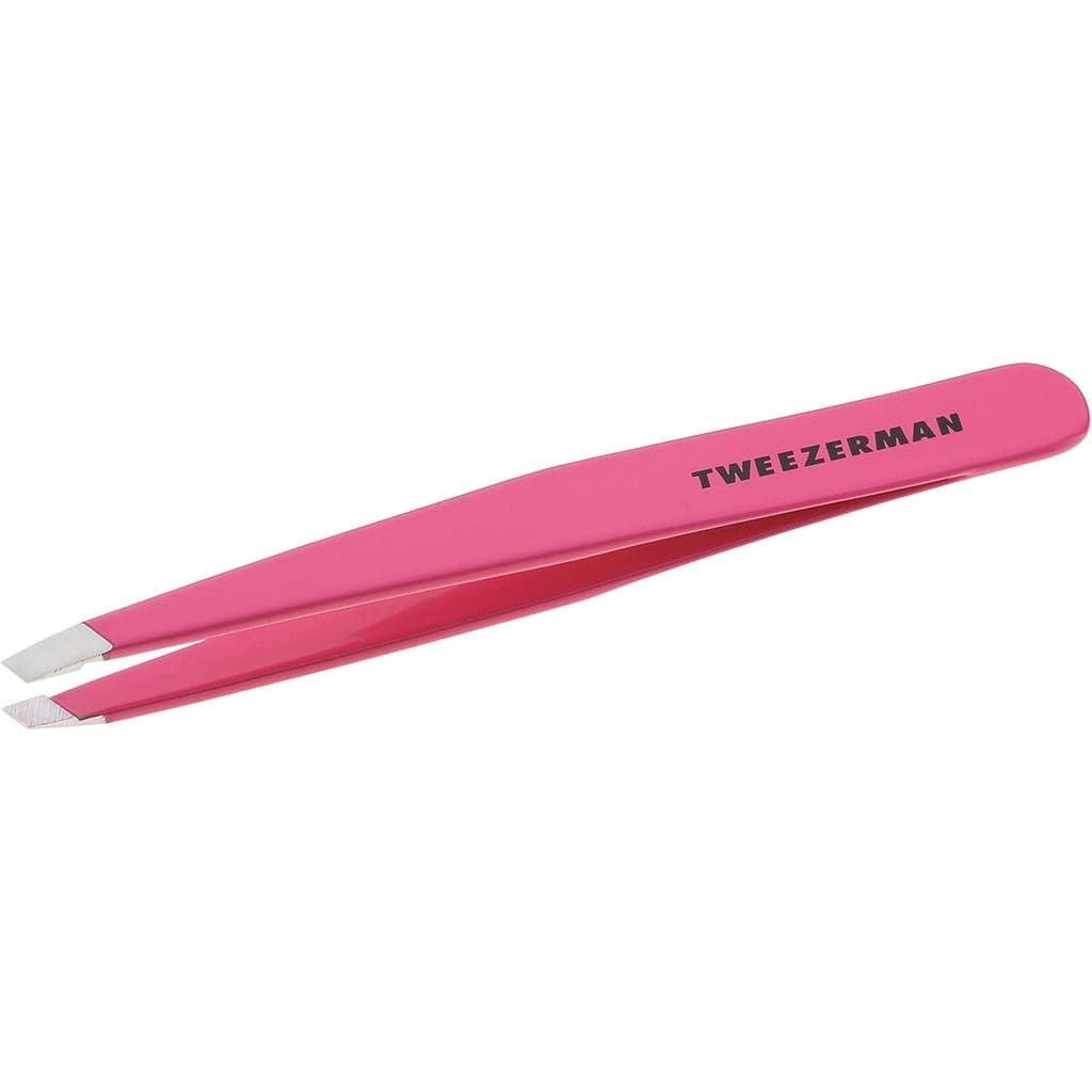 Pinça Inclinada De Aço Inoxidável Trapman-De Sobrancelha Para Mulheres E Homens (Rosa Neon)