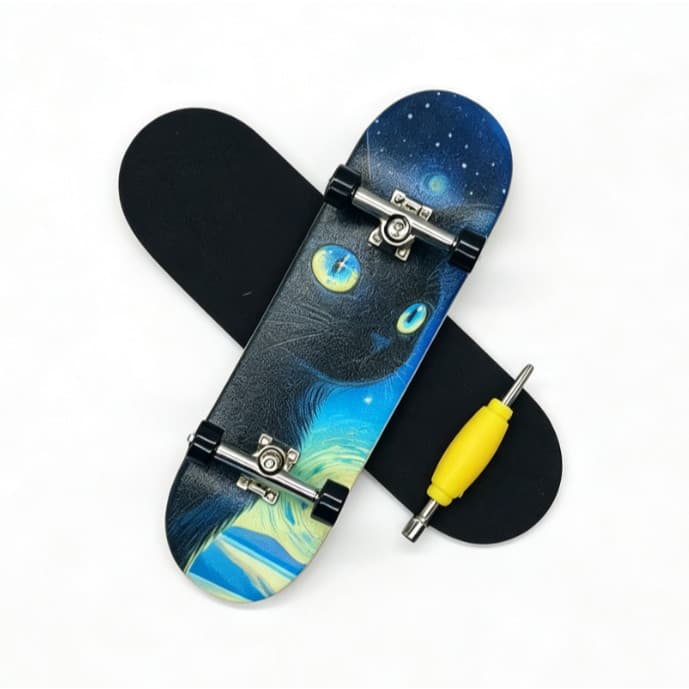 Profissional De Madeira De Bordo Dedo Skate Rolamento Rodas Brinquedo