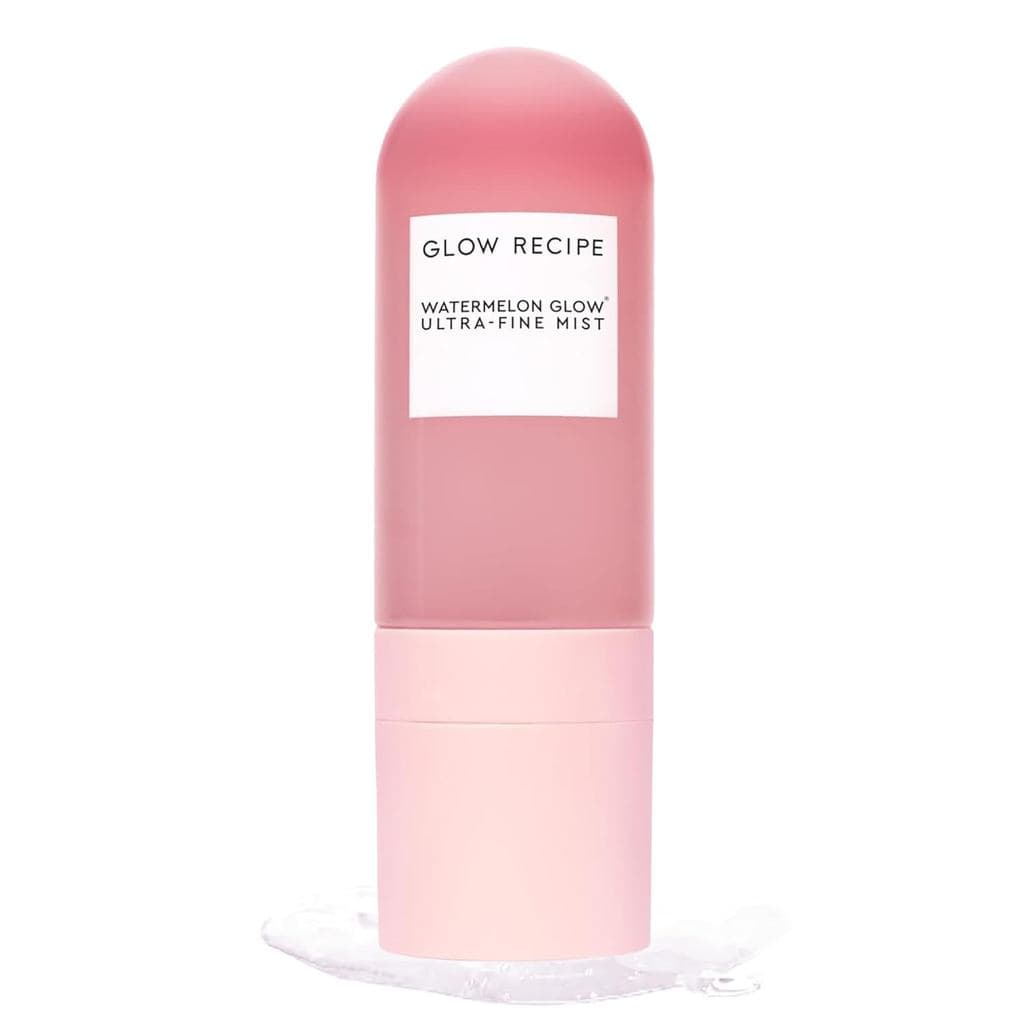 Spray Facial Watermelon Glow + Névoa Hidratante da Glow Recipe - Névoa Facial Ultra-Fina com Ácido Hialurônico + AHA de