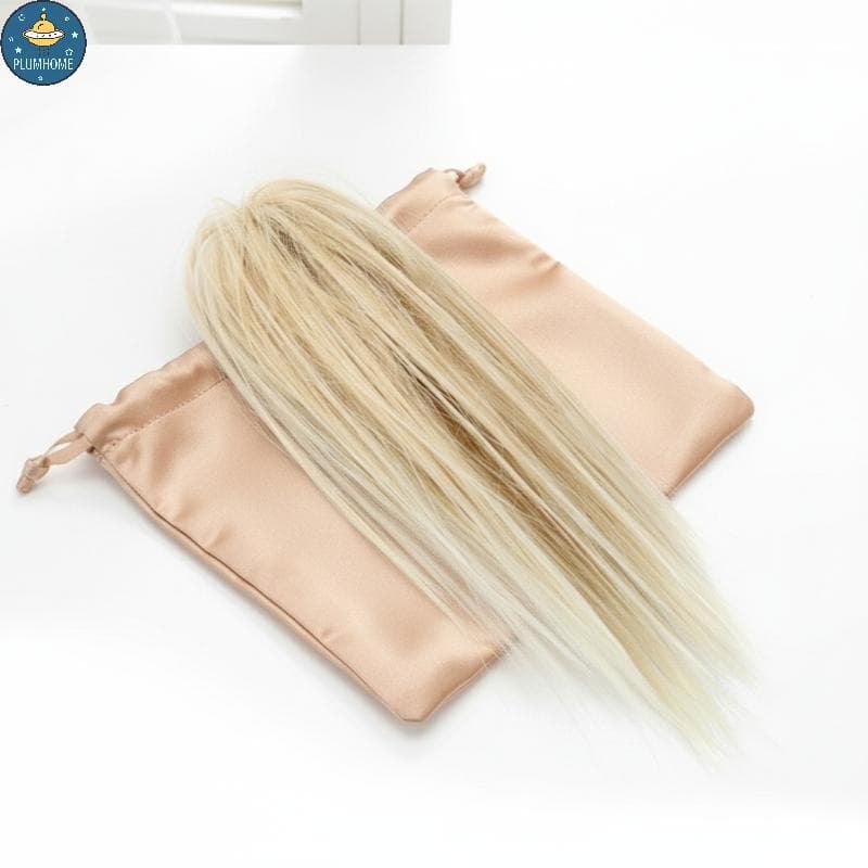 PLUMHOME Natural Look Thi Real Cabelo Humano Extensão De Rabo De Cavalo Garra Clipe Para Estilo Diário .