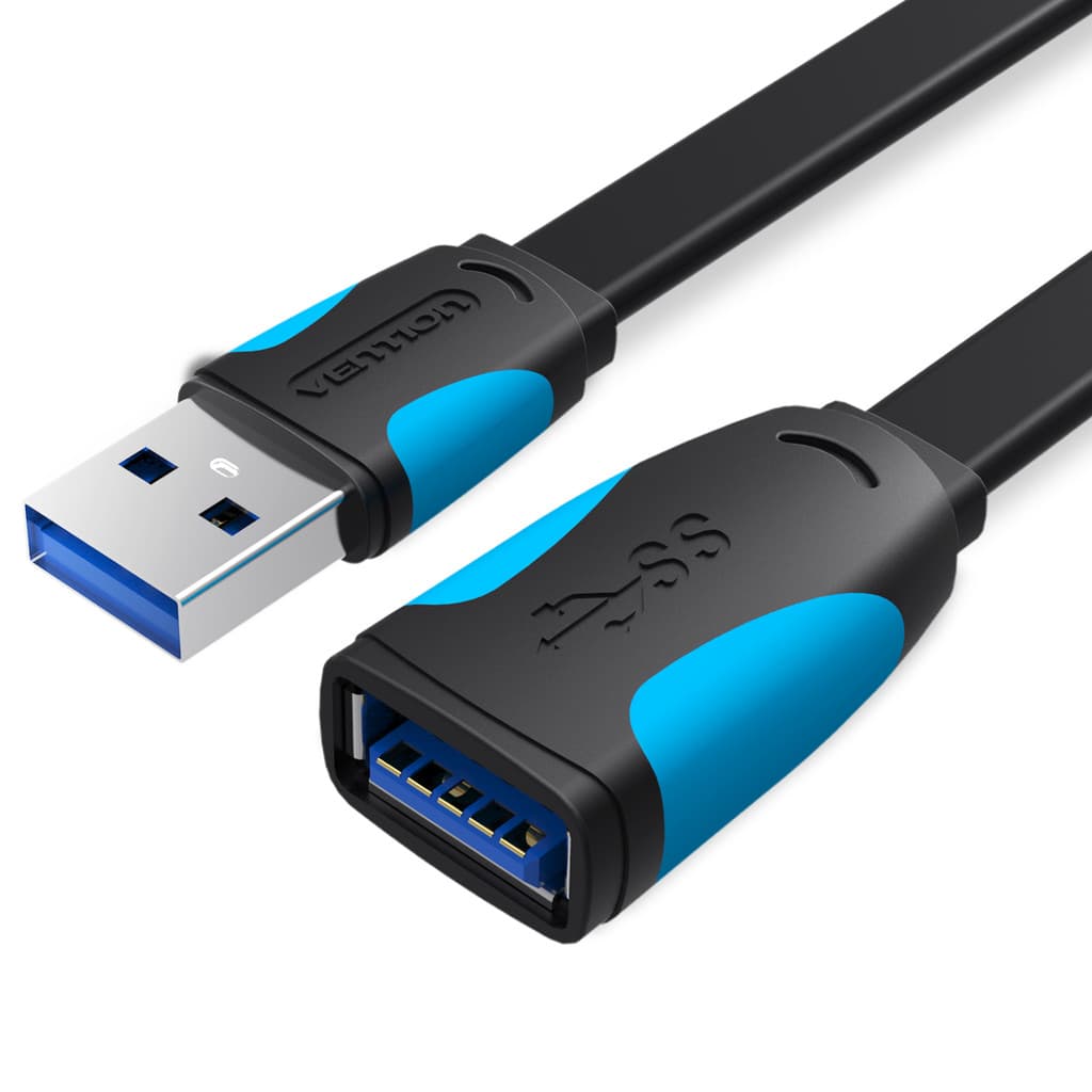 Cabo Extensor Usb 3.0 5Gbps p/ Webcam Mouse 1,5m Vention