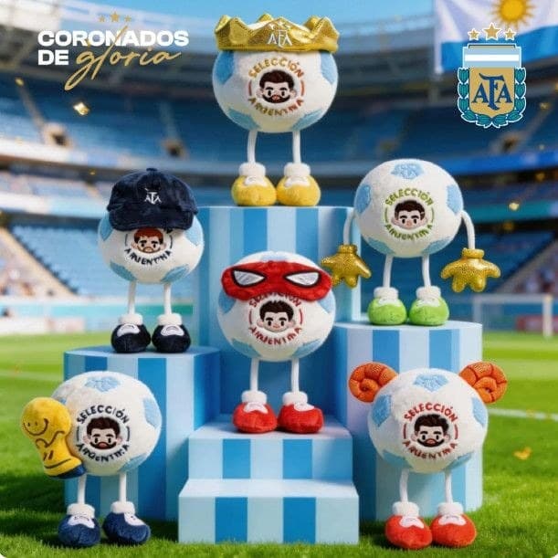 Fãs Must-Have Argentina espanha equipe francesa mercadoria brinquedo de pelúcia boneca pingente de futebol acessórios ca