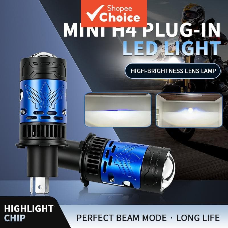 Canbus H4 9003 Hb2 LED Farol Lente Do Projetor 54.5w 32000lm Turbo Ventilador Refrigeração Hi/lo Auto Motocicleta