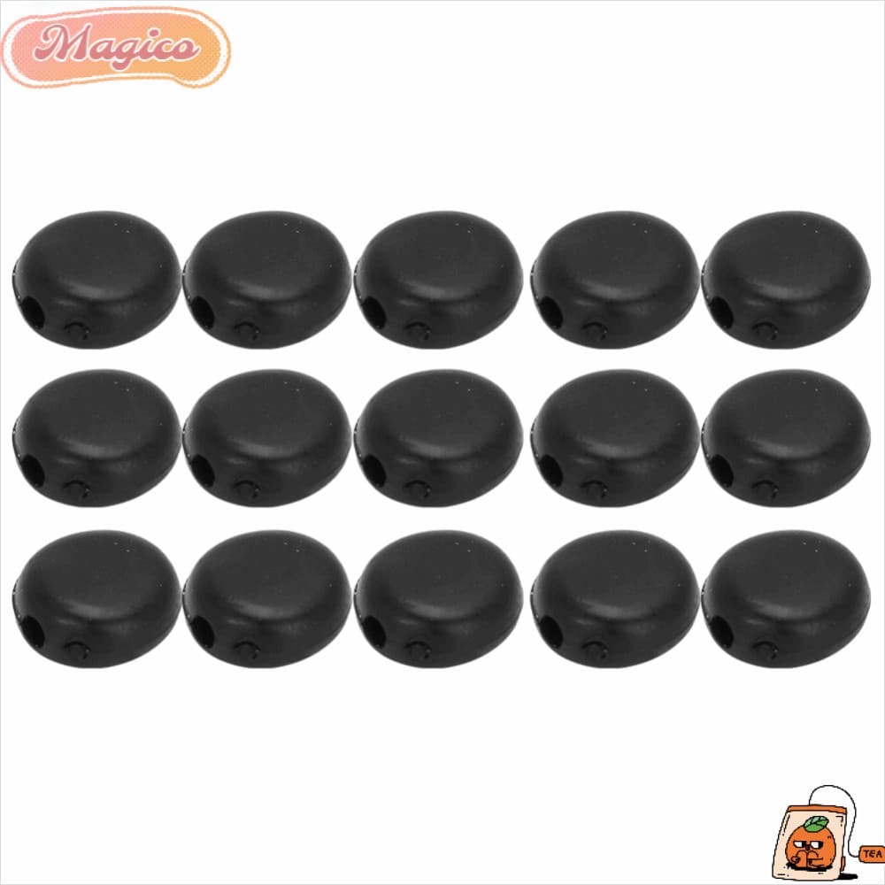 Fivela De Alternância De Silicone MAGICO 400pcs , Travas De Cabo De Plástico De Furo Único Com Design Antiderrapante , C