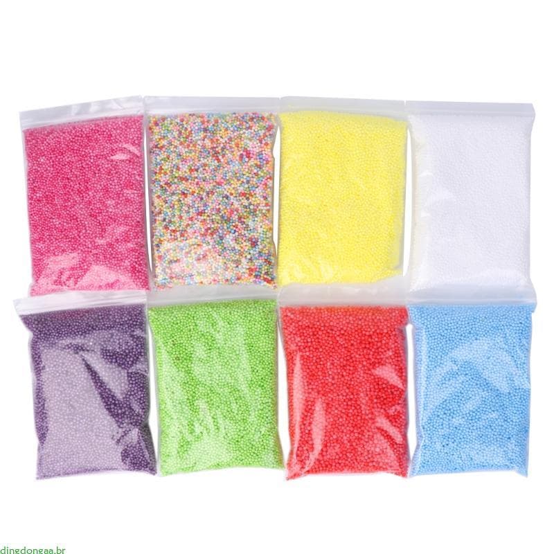 dingdongaa 8 Peças Bolas Isopor Pequenas Contas Espuma Arte Escolar
