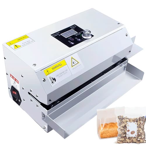 Máquina Seladora de Selagem Contínua de Sacos Plásticos Embalagens Horizontal 6m/min