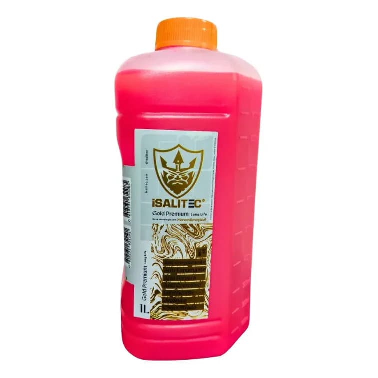 Aditivo Radiador Rosa Concentrado 1l Isalitec Gold Premium