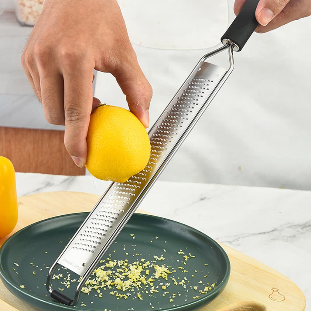 [wisdomt] Ralador Zester De Limão Premium Em Aço Inoxidável Ferramenta De Queijo Retangular Multifuncional Ideal Para Le
