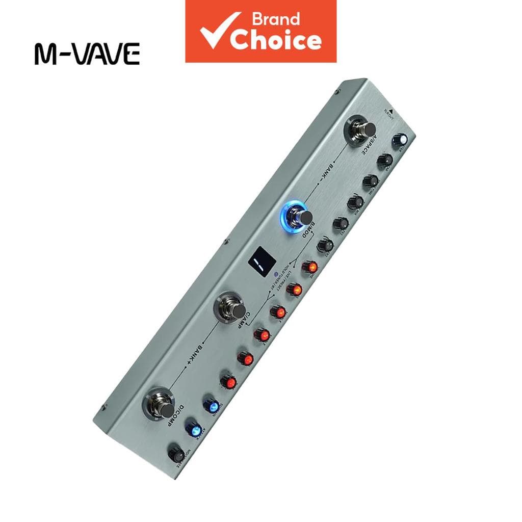 M-VAVE Tank-B: pedal de baixo compacto, com presets de efeitos prontos para uso diário e apresentações ao vivo