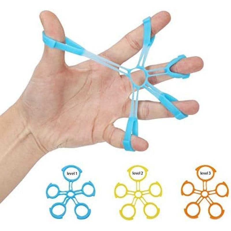 Fortalecedor De Dedo Fanwer & amp ; Conjunto De Exercitador Extensor De Mão Para Maca Exercício De Túnel Do Carpo De Art