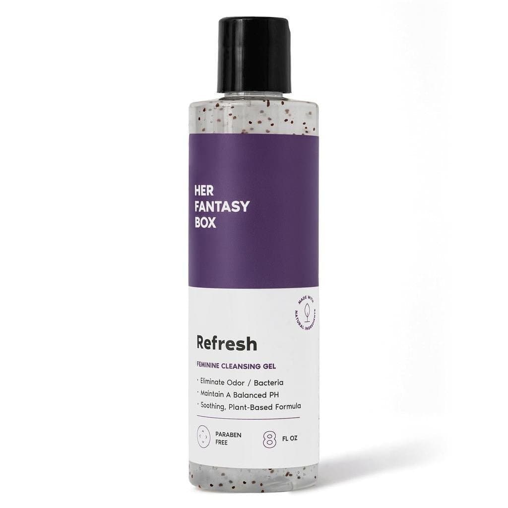 A Caixa de Fantasia Dela |       Gel de banho refrescante com pH balanceado - Produto natural de higiene feminina L DIFN