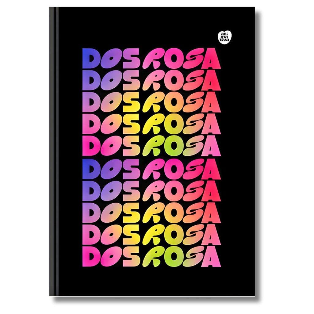 CADERNO DOS ROSAS EMILY VICK BROCHURA GRANDE CAPA DURA 80 FOLHAS ANIMATIVA + ADESIVOS PERSONALISADOS