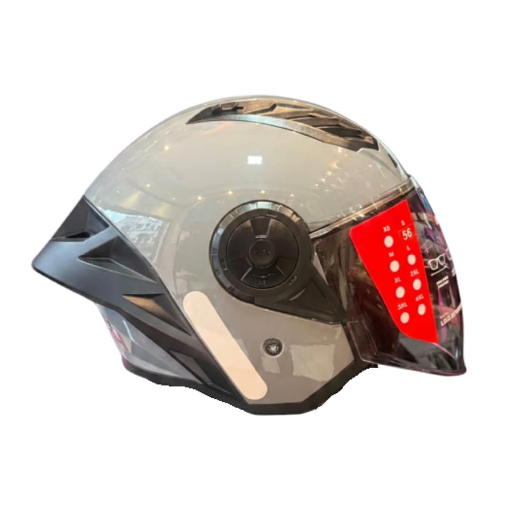 Capacete Moto Ls2 Airflow II OF616 Monocolor Nardo Grey