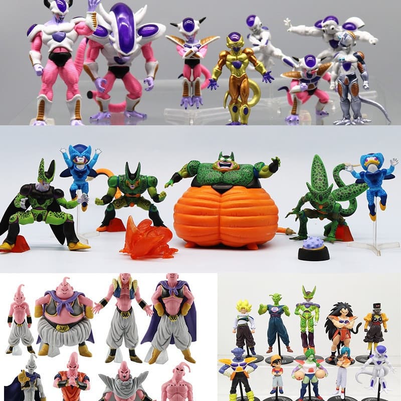 Bola De Dragão Celular Z Figura De Ação Majin Buu Freeza Figuras Modelo Bonecas Estátua Brinquedos Infantis Presente