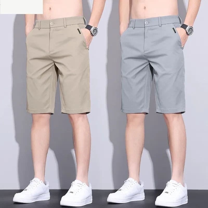 Novo produto verão gelo seda Casual Shorts masculinos calças de 5 pontos verão de secagem rápida cinco pontos em linha r