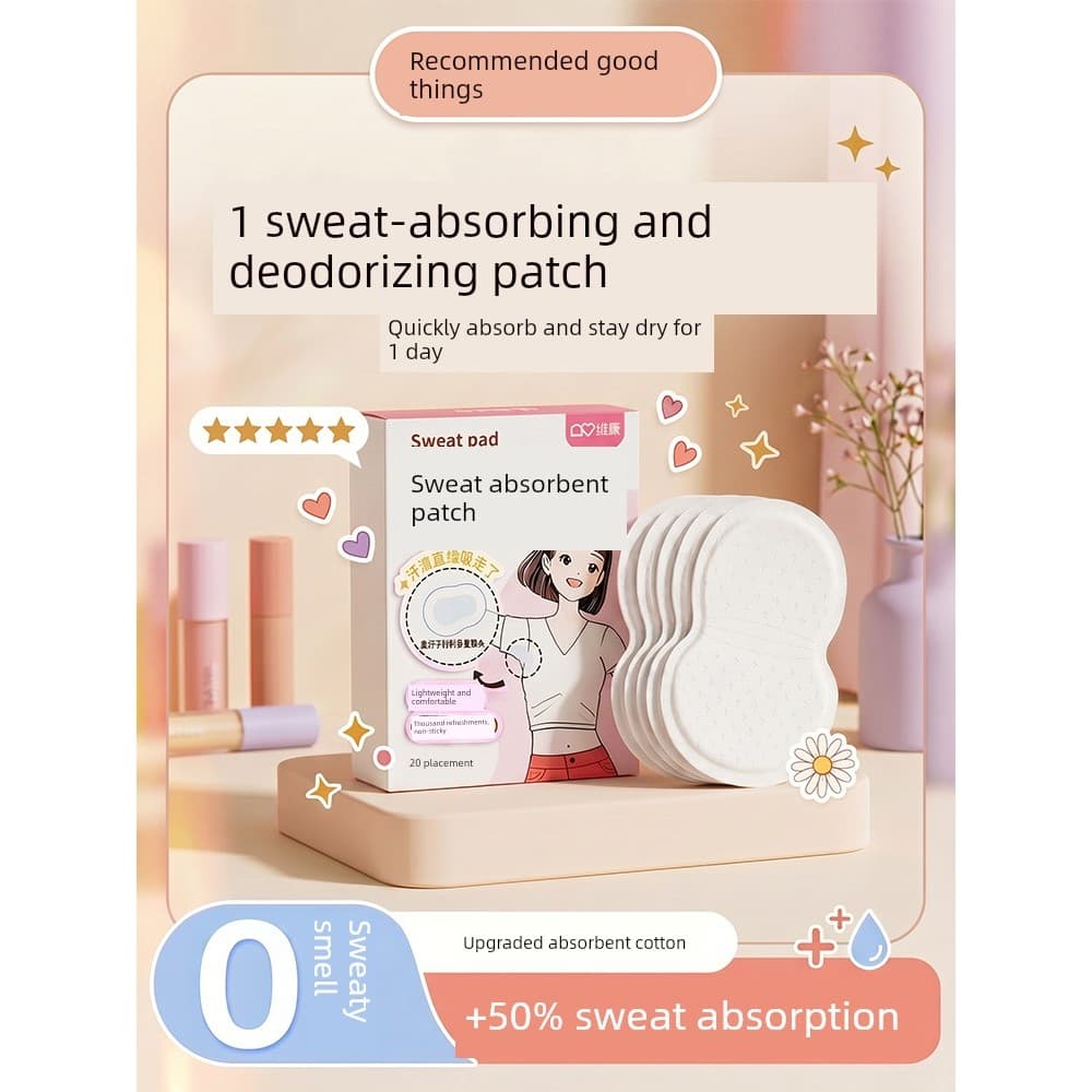 🔥 Protetor Anti Suor para Roupa 🔥 VENDA QUENTE Ultrafino Invisível Absorvente de Axila Wellcome Adesivo De Suor Axilar