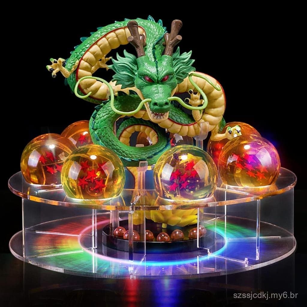 O Conjunto de Bolas Transparentes de Brinquedo para Crianças em Forma de Dragão Contém 7 Bolas Transparentes de Dragão d
