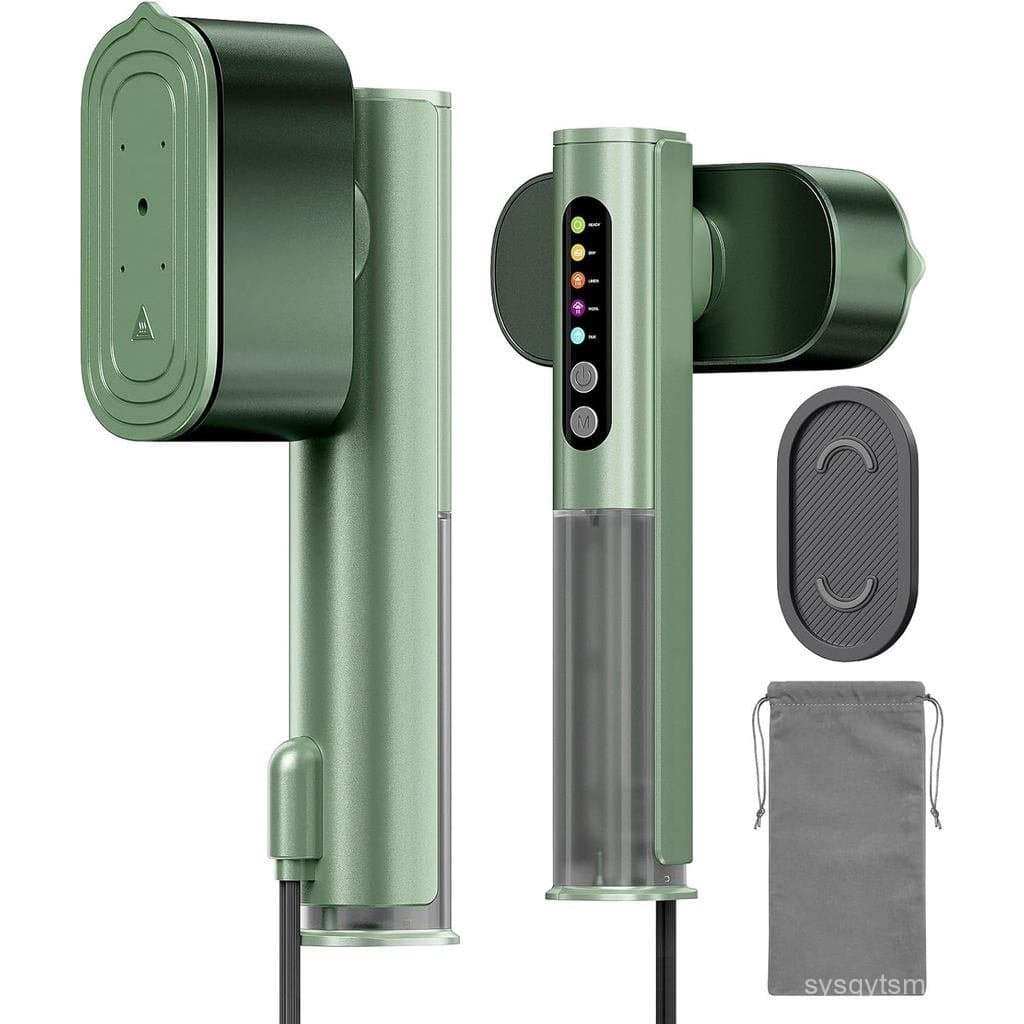 Ferro a vapor portátil Global de 1 minuto para viagens, vaporizador de roupas compacto, vaporizador e ferro 2 em 1, 100-