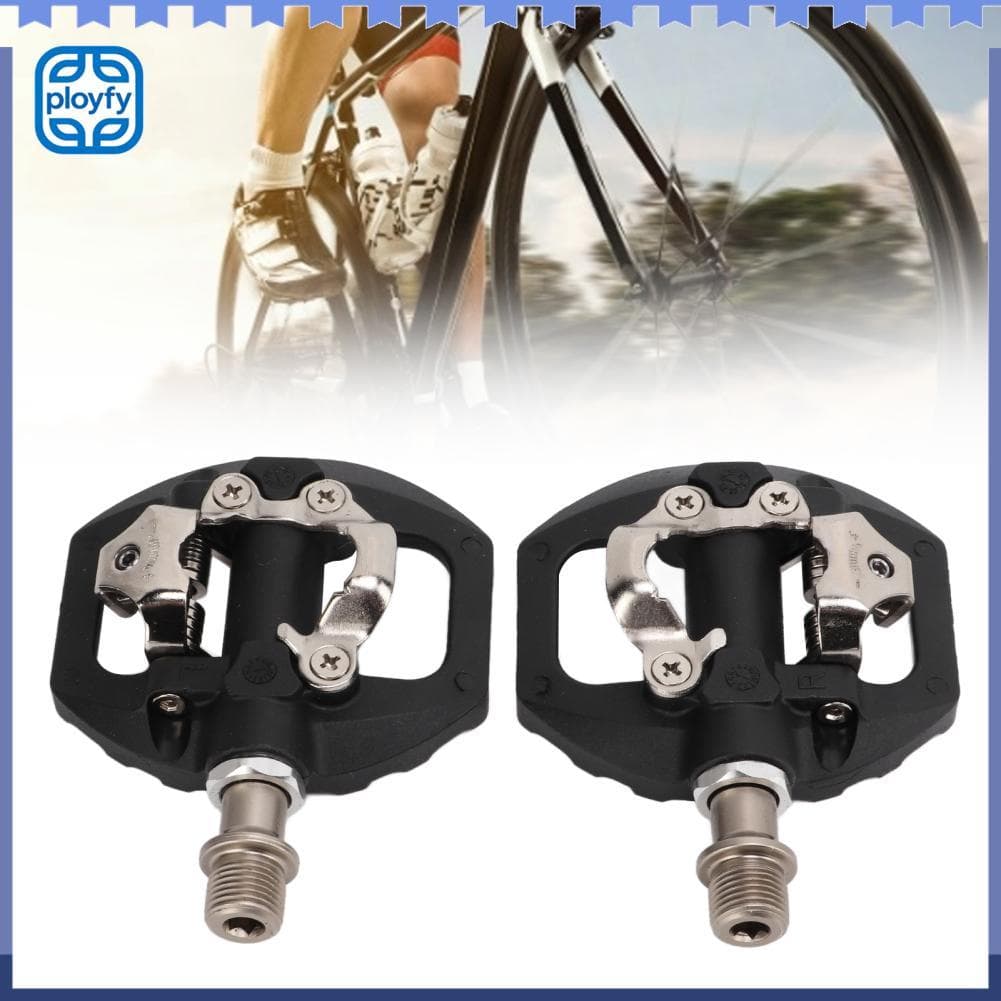 Ployfy Pedal multiuso acouto face para mountain bike, pedais sem clipes selados com presilhas, manutenção, pedais