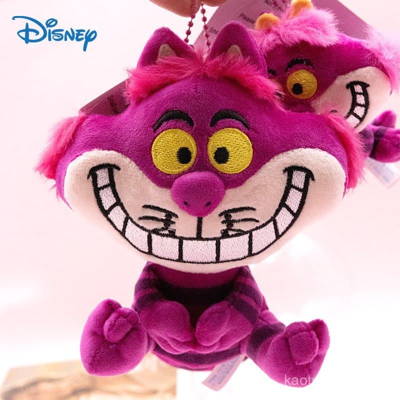 Brinquedos de Pelúcia Kawaii do Gato de Cheshire, Chaveiro de Animais de Pelúcia
