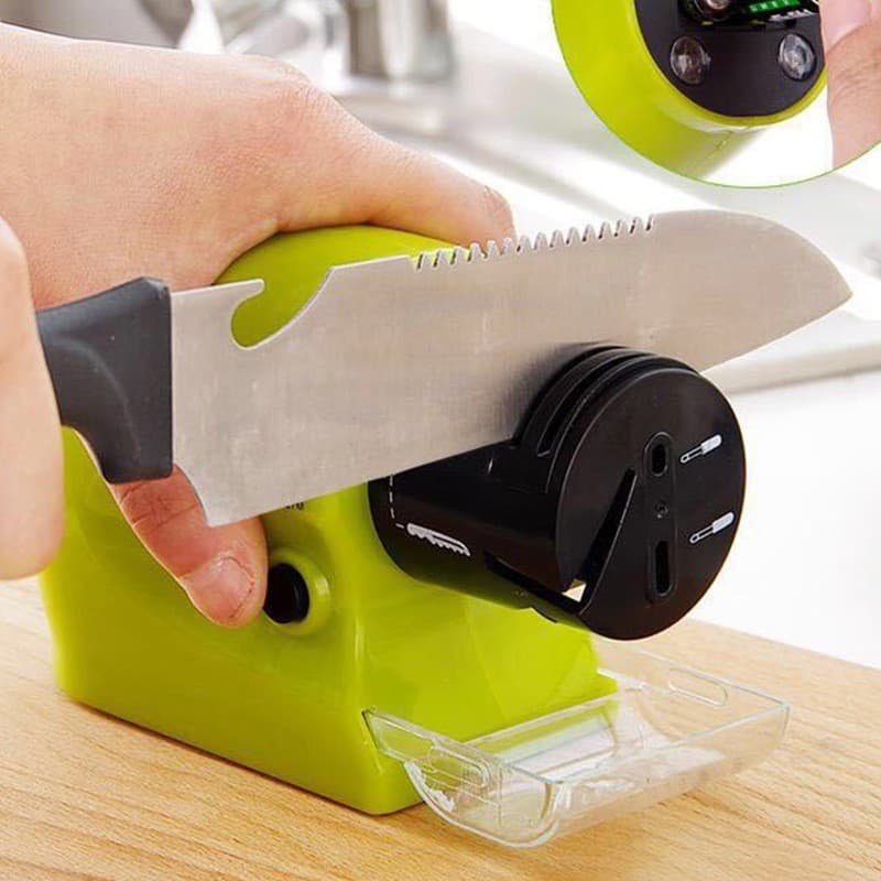 Amolador de Faca Elétrico a Pilha Portátil de Utensílios de Cozinha Facas Tesoura Ferramentas Profissional