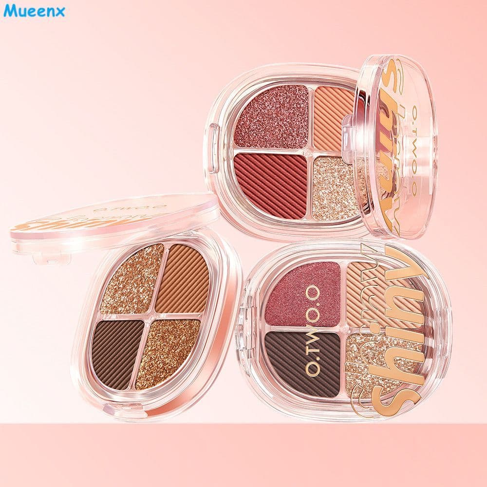 Sombra perolada para olhos, maquiagem de beleza, proteção, textura delicada, suave, à prova d'água e