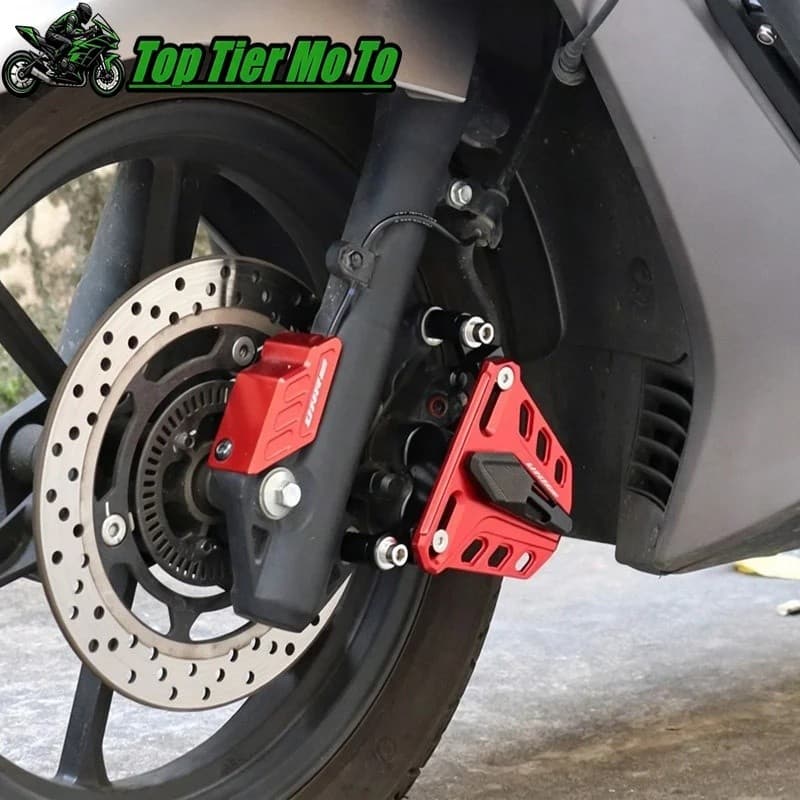 Apto Para Hao jue UHR150 UFR150 Acessórios Da Motocicleta De Alumínio Pinça Freio Dianteiro Capa Guarda