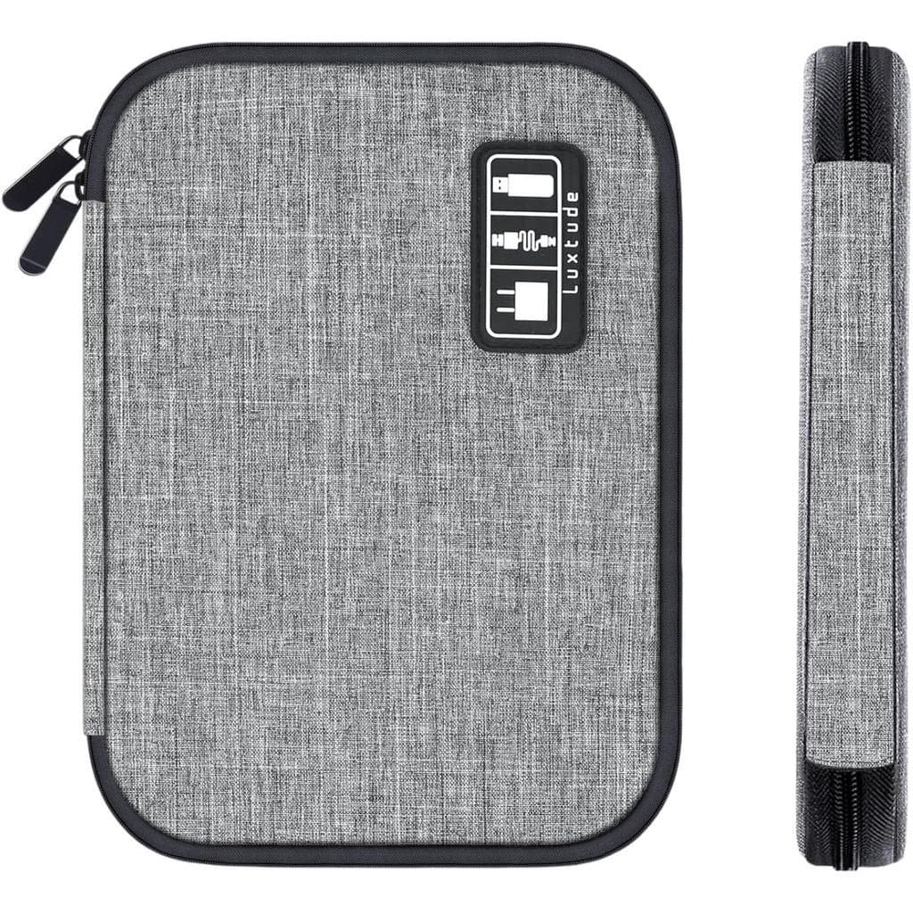 Bolsa Organizadora de Cabos Luxtude, Bolsa Organizadora de Cabos para Viagem, Estojo Organizador Eletrônico para Carrega