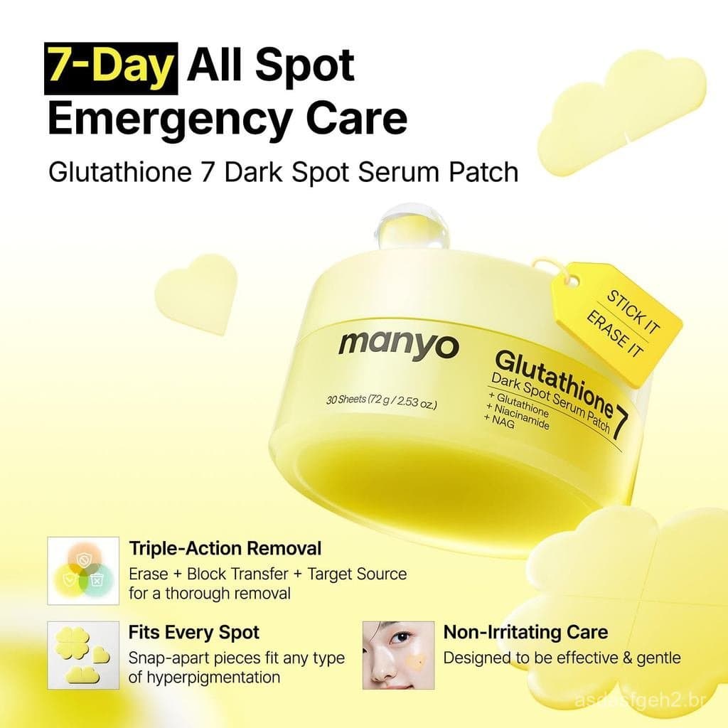 MANYO7 Patch de Essência para Redução de Manchas, Patch de Gel para Redução de Manchas Faciais, Melhora o Tom de Pele Ir